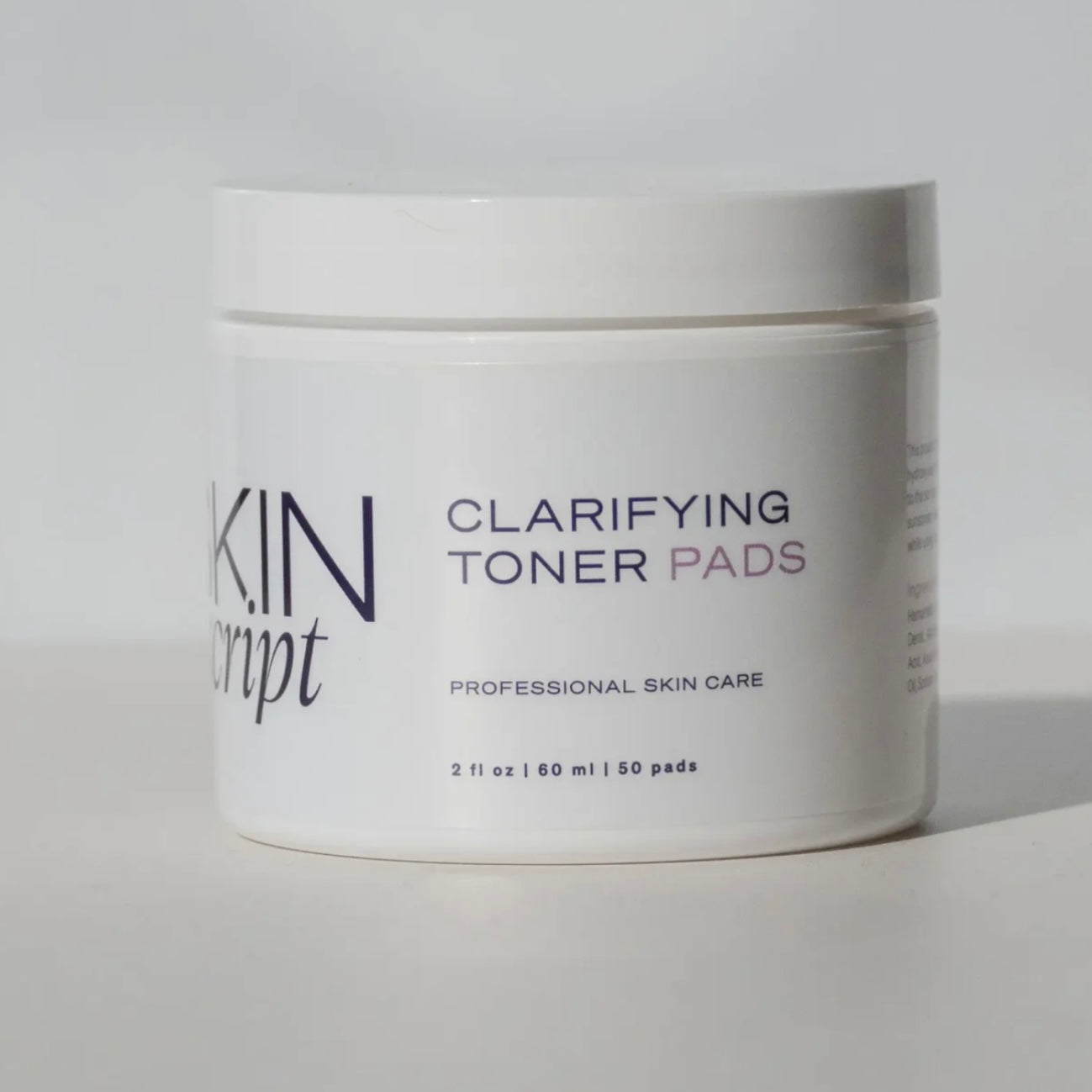Skin Script Clarifying Toner Pads